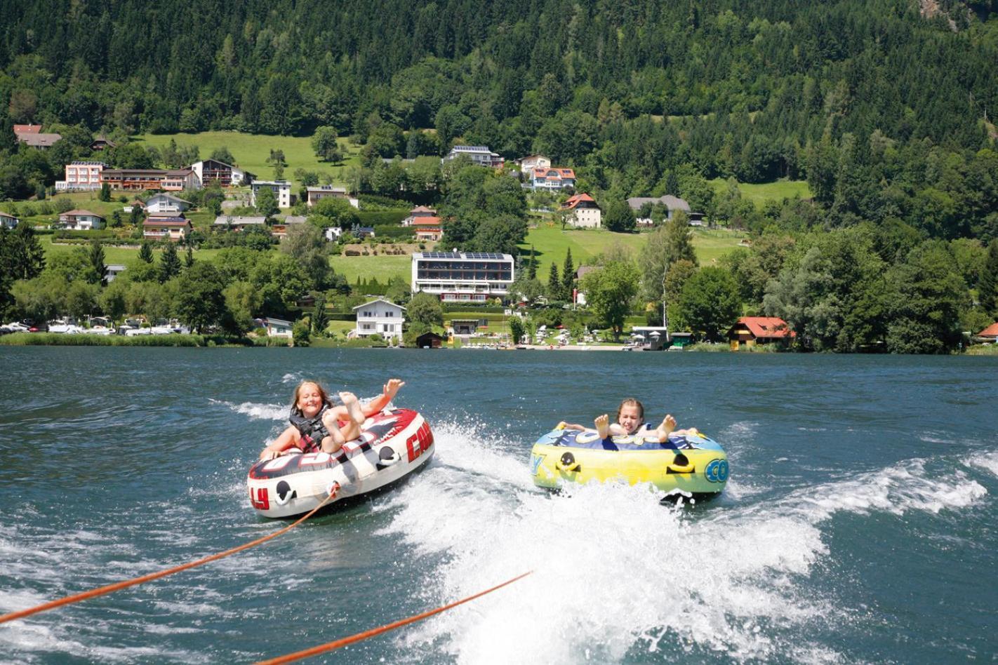 Blaues Haus Ferienwohnung Bodensdorf Ossiacher See Gerlitzen Alpe Dış mekan fotoğraf