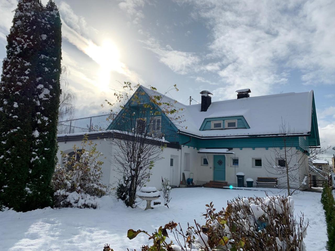 Blaues Haus Ferienwohnung Bodensdorf Ossiacher See Gerlitzen Alpe Dış mekan fotoğraf